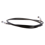 Maxbell Brake Clutch Throttle Cable Oil Hose Pipe for Motorcycle Silver and Black