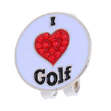 Maxbell 2 Pieces Golf Hat Clip with Detachable Magnetic Golf Ball Marker