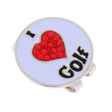 Maxbell 2 Pieces Golf Hat Clip with Detachable Magnetic Golf Ball Marker