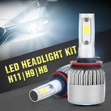 Maxbell 3 Pair H11/H9/H8/H7/H1 LED Headlight Conversion Lamp 6000K Cool White 72W 7200LM