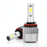 Maxbell 3 Pair H11/H9/H8/H7/H1 LED Headlight Conversion Lamp 6000K Cool White 72W 7200LM