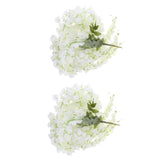 Maxbell 2Pieces 140cm Artificial Wall Hanging Vine Simulation Wisteria Flower Decor
