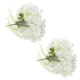 Maxbell 2Pieces 140cm Artificial Wall Hanging Vine Simulation Wisteria Flower Decor