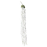 Maxbell 2Pieces 140cm Artificial Wall Hanging Vine Simulation Wisteria Flower Decor
