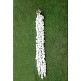 Maxbell 2Pieces 140cm Artificial Wall Hanging Vine Simulation Wisteria Flower Decor