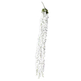 Maxbell 2Pieces 140cm Artificial Wall Hanging Vine Simulation Wisteria Flower Decor