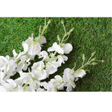 Maxbell 2Pieces 140cm Artificial Wall Hanging Vine Simulation Wisteria Flower Decor