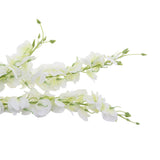 Maxbell 2Pieces 140cm Artificial Wall Hanging Vine Simulation Wisteria Flower Decor