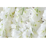 Maxbell 2Pieces 140cm Artificial Wall Hanging Vine Simulation Wisteria Flower Decor