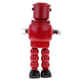 Maxbell Retro Wind Up Mechanical Roby Robot Clockwork Tin Toy for Adult Collection