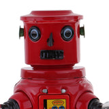 Maxbell Retro Wind Up Mechanical Roby Robot Clockwork Tin Toy for Adult Collection