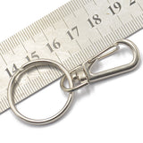 Maxbell 12x Silver Swivel Trigger Clips Snap Hook Clasp 60mm for Bag Keyring Making