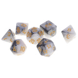 Maxbell 14 Pieces Polyhedral Dice for Dungeons and Dragons RPG Board Game