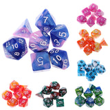 Maxbell 14PCS Polyhedral Dice 16mm for Dungeons and Dragons Dice Table Game