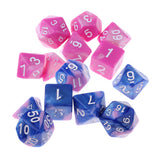 Maxbell 14PCS Polyhedral Dice 16mm for Dungeons and Dragons Dice Table Game