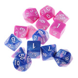Maxbell 14PCS Polyhedral Dice 16mm for Dungeons and Dragons Dice Table Game