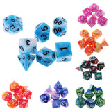 Maxbell 14PCS Polyhedral Dice 16mm for Dungeons and Dragons Dice Table Game