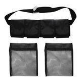 Maxbell Heavy Duty Scuba Diving 4-Pocket Weight Belt + 1 Pair Empty Mesh Bag 2KG