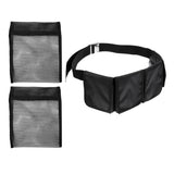 Maxbell Heavy Duty Scuba Diving 4-Pocket Weight Belt + 1 Pair Empty Mesh Bag 2KG