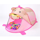 Maxbell Portable Cute Pink Bear Kids Childrens Indoor Outdoor Pop Up Play Tent Toy