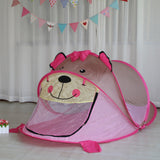 Maxbell Portable Cute Pink Bear Kids Childrens Indoor Outdoor Pop Up Play Tent Toy