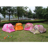 Maxbell Portable Cute Pink Bear Kids Childrens Indoor Outdoor Pop Up Play Tent Toy