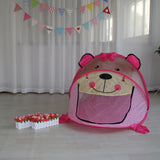 Maxbell Portable Cute Pink Bear Kids Childrens Indoor Outdoor Pop Up Play Tent Toy