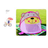 Maxbell Portable Cute Pink Bear Kids Childrens Indoor Outdoor Pop Up Play Tent Toy