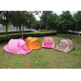 Maxbell Portable Cute Pink Bear Kids Childrens Indoor Outdoor Pop Up Play Tent Toy