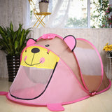 Maxbell Portable Cute Pink Bear Kids Childrens Indoor Outdoor Pop Up Play Tent Toy