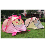 Maxbell Portable Cute Pink Bear Kids Childrens Indoor Outdoor Pop Up Play Tent Toy