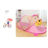 Maxbell Portable Cute Pink Bear Kids Childrens Indoor Outdoor Pop Up Play Tent Toy