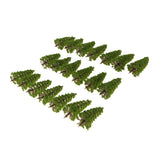 Maxbell 20pcs Model Cedar Trees Train Railway Scenery Layout 1:150 N Scale D108