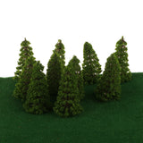 Maxbell 20pcs Model Cedar Trees Train Railway Scenery Layout 1:150 N Scale D108