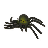 Maxbell Simulation Rubber Spiders Kids Outdoor Game Animal Toy Black