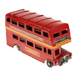 Maxbell Kids Metal Double-deck London Bus Model Die-cast Vehicles Handmade Craft