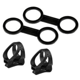 Maxbell 4 Pieces Universal Scuba Diving Snorkeling Mask Snorkel Keeper Clip Retainer