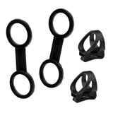 Maxbell 4 Pieces Universal Scuba Diving Snorkeling Mask Snorkel Keeper Clip Retainer