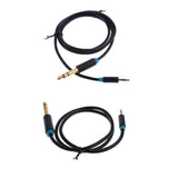 Maxbell 3.5mm to 6.5mm Adapter Aux Cable Male to Male for Mixer Amplifier 1m 0.5m