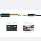 Maxbell 3.5mm to 6.5mm Adapter Aux Cable Male to Male for Mixer Amplifier 1m 0.5m