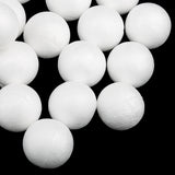 Maxbell 300 Pieces White Styrofoam Foam Balls for DIY Craft 10mm 15mm 27mm