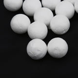 Maxbell 300 Pieces White Styrofoam Foam Balls for DIY Craft 10mm 15mm 27mm