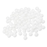 Maxbell 300 Pieces White Styrofoam Foam Balls for DIY Craft 10mm 15mm 27mm