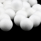 Maxbell 300 Pieces White Styrofoam Foam Balls for DIY Craft 10mm 15mm 27mm