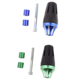 Maxbell Frame Slider Falling Crash Protector for Motorcycle Green and Blue