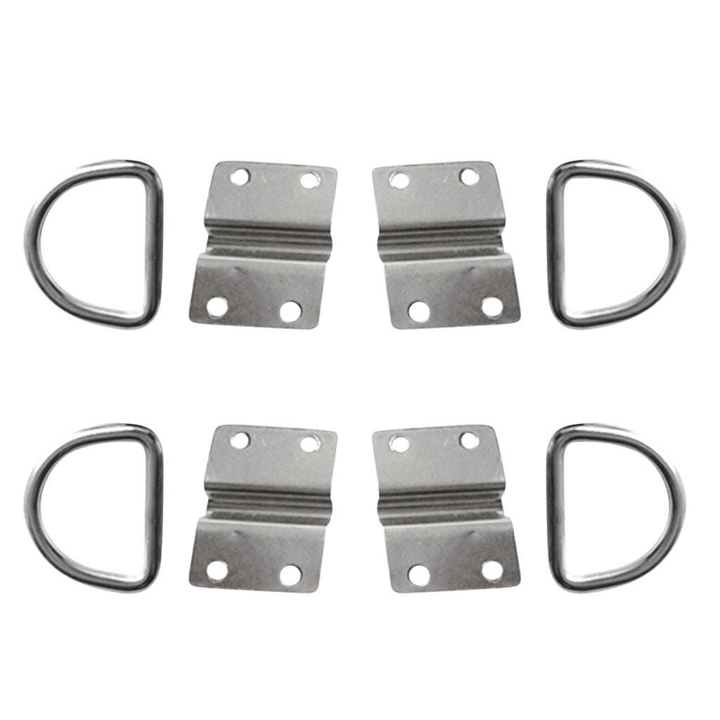 ⚡️Buy Maxbell 8 Pieces Tie Down Lashing D Ring Cleat Truck Van Trailer ...