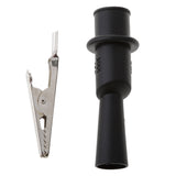 Maxbell 2 Pieces Insulation Metal Alligator Clips Electric Test Accessories