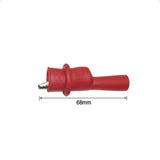 Maxbell 2 Pieces Insulation Metal Alligator Clips Electric Test Accessories