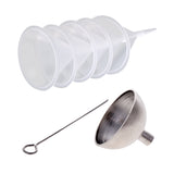 Maxbell 6 Pieces Mini Funnel Kit For Filling Cremation Jewelry Urns and Keepsakes