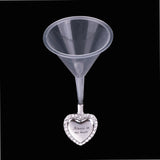 Maxbell 6 Pieces Mini Funnel Kit For Filling Cremation Jewelry Urns and Keepsakes